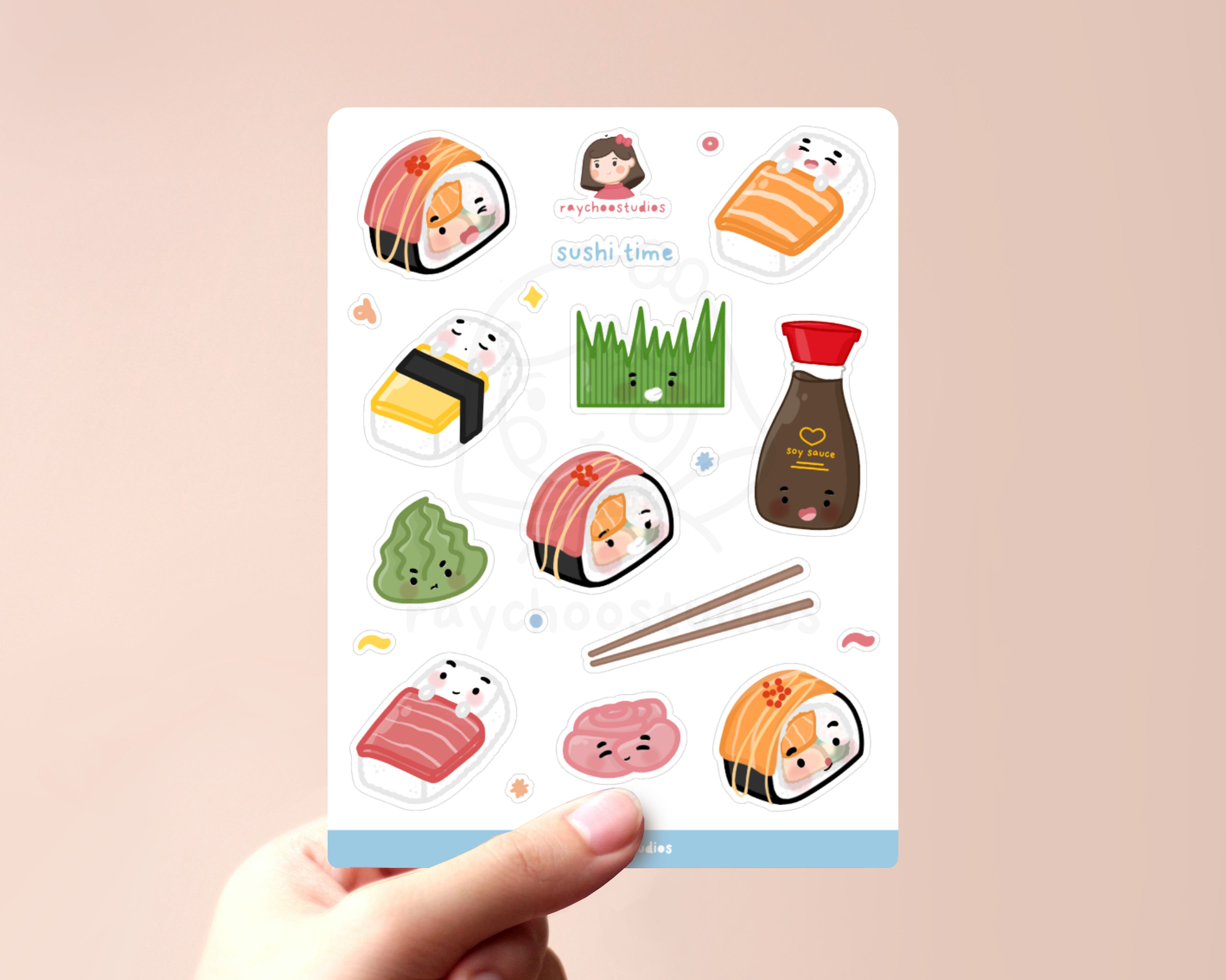 Sticker Sushi Set 