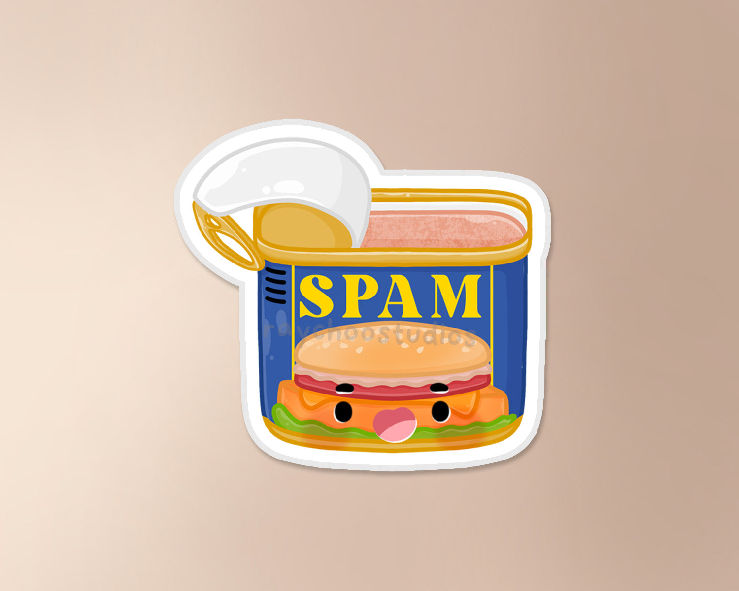 Sticker Spam Computer Close