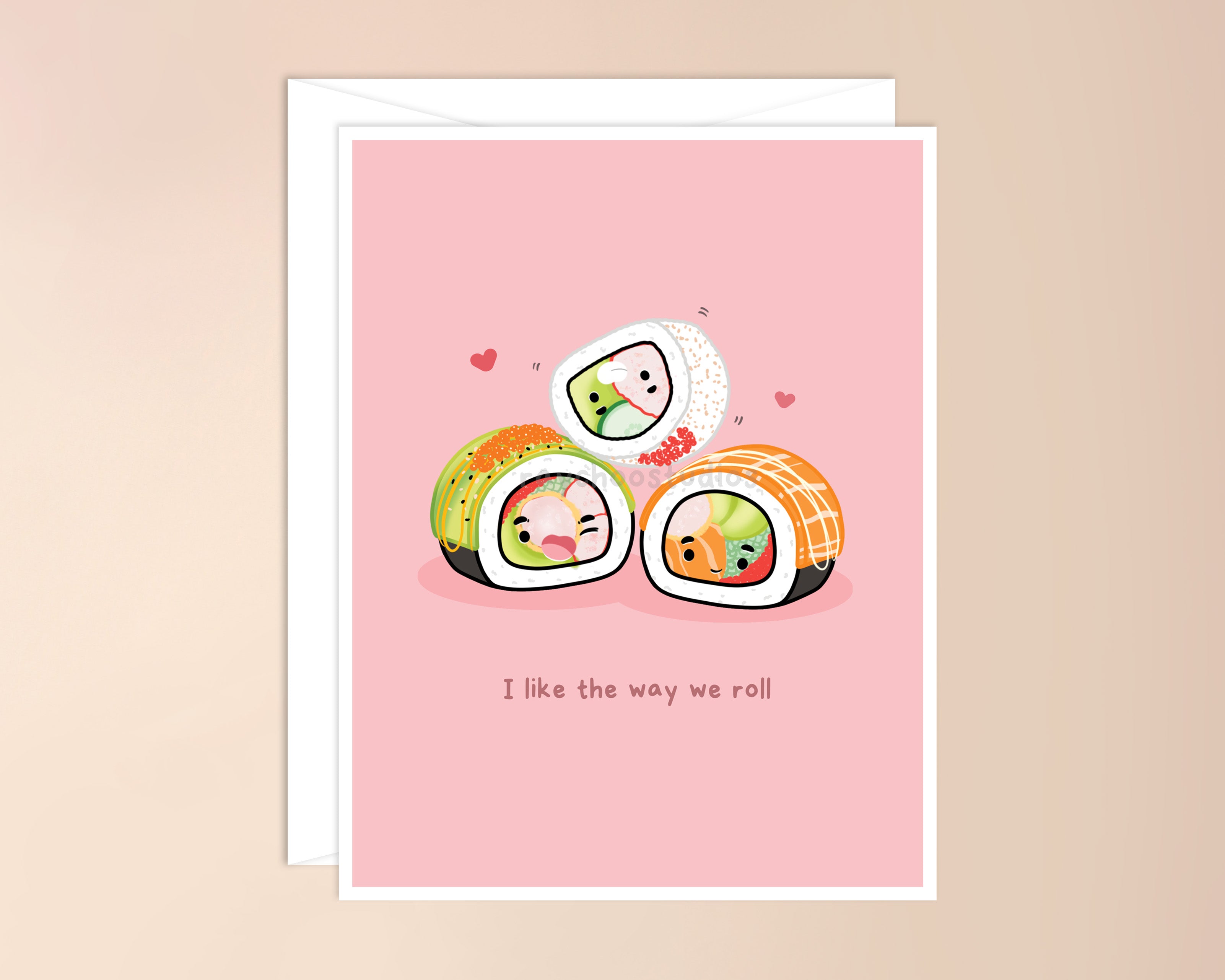 Sushi Birthday Card - Sushi Lover Card - Sushi Greeting Card