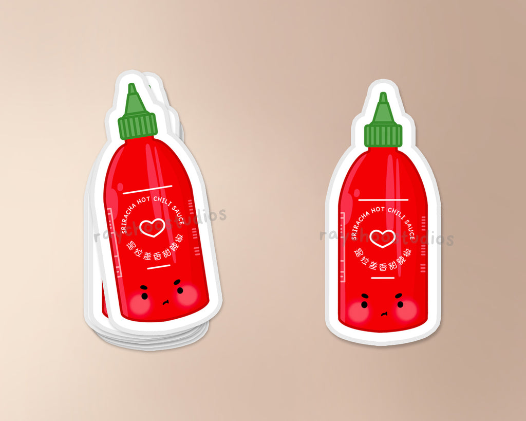 Sriracha Vinyl Sticker